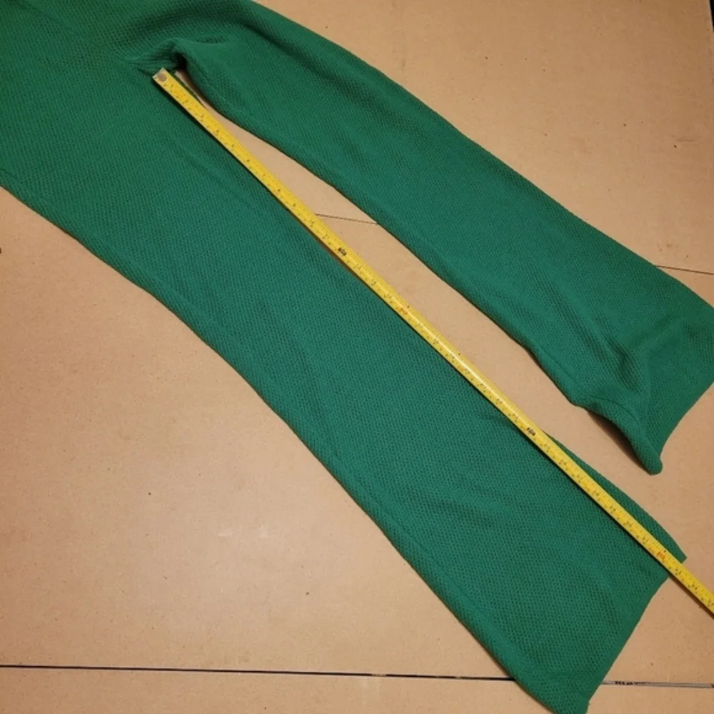 NWT Zara high rise flare pant,Retro, 70s,100% cotton knit,M - Picture 6 of 9